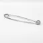 Equetech Traditional Plain Stock Pin in Silver